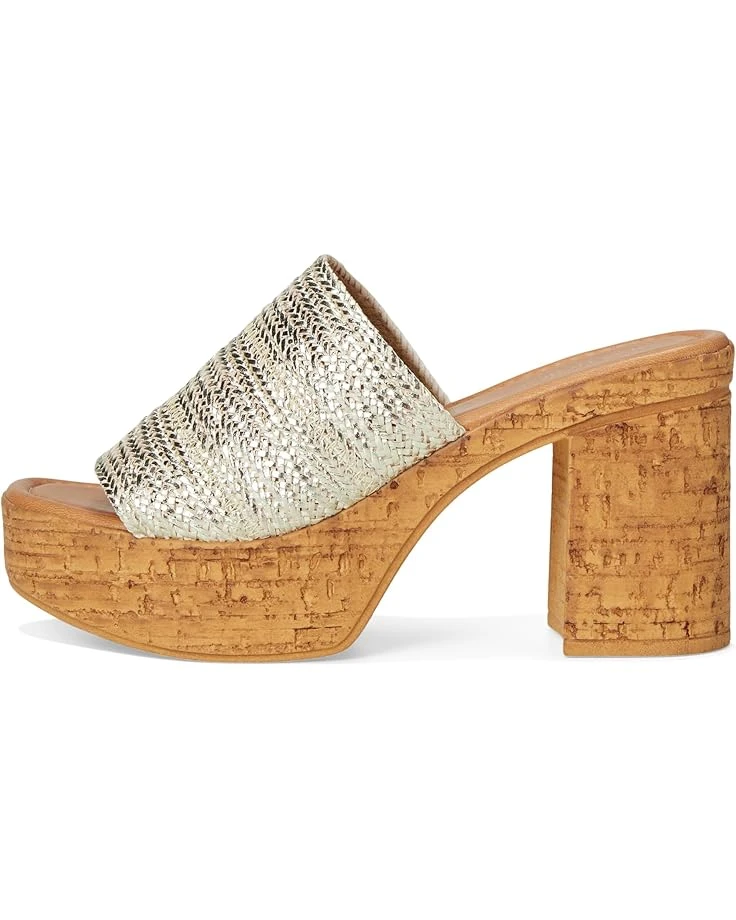 Seychelles Applause Metallic Woven Sandal | Heels 6 Seychelles Applause Metallic Woven Sandal | Heels - Image 4
