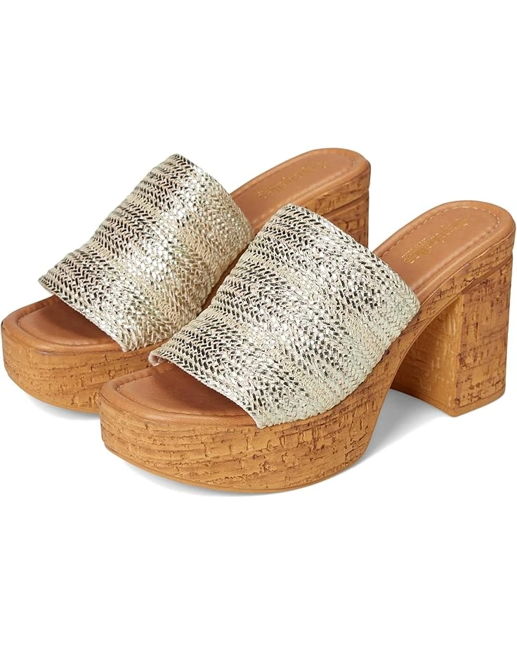 Seychelles Applause Metallic Woven Sandal | Heels 3 Seychelles Applause Metallic Woven Sandal | Heels