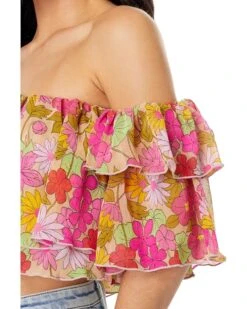 Show Me Your Mumu Rossella Ruffle Top | Shirts & Tops -ZAPPOS STORE 81QKEdPpaRL. AC SR736920